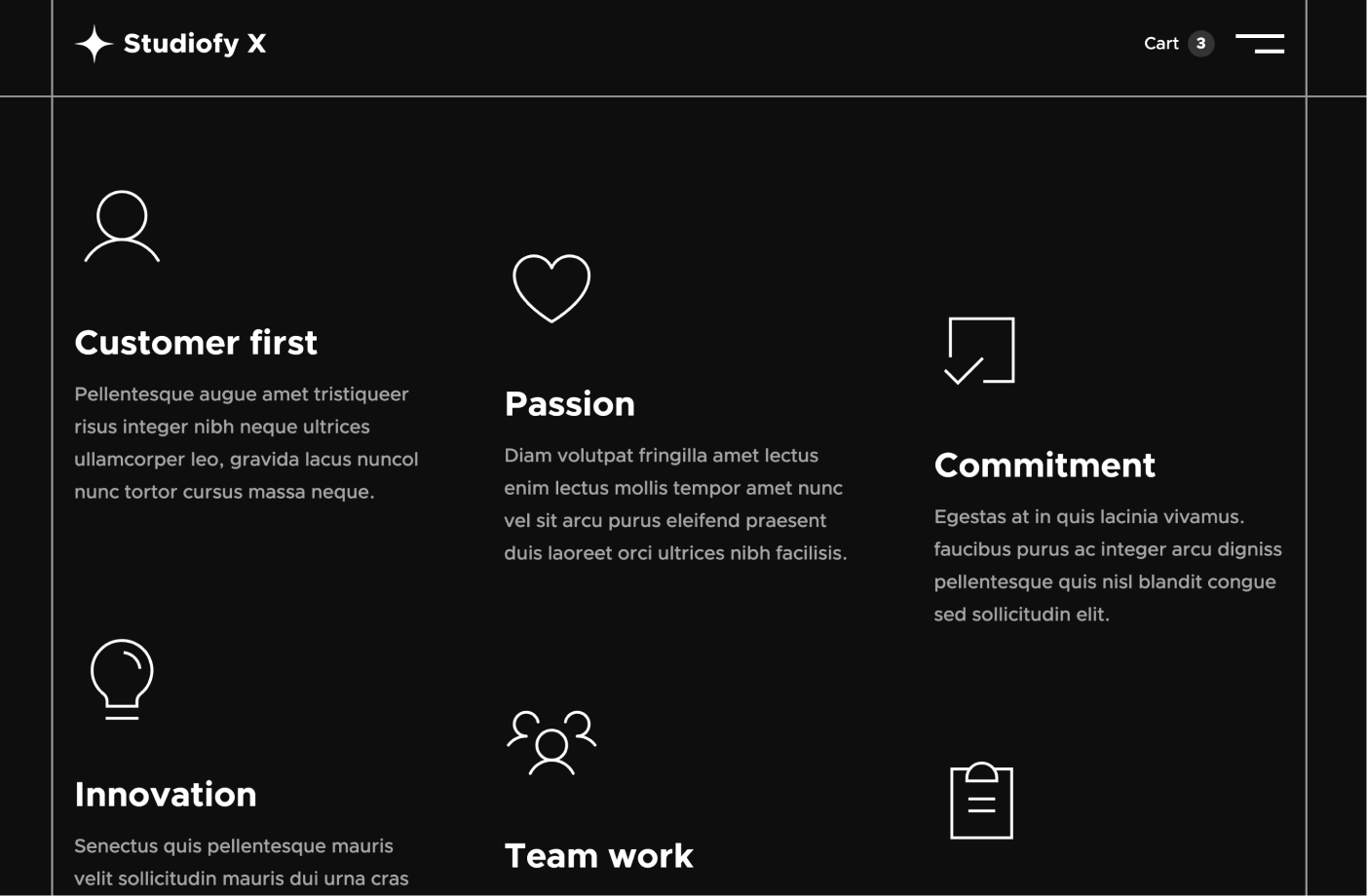Icons And Graphics - Studiofy X Webflow Template