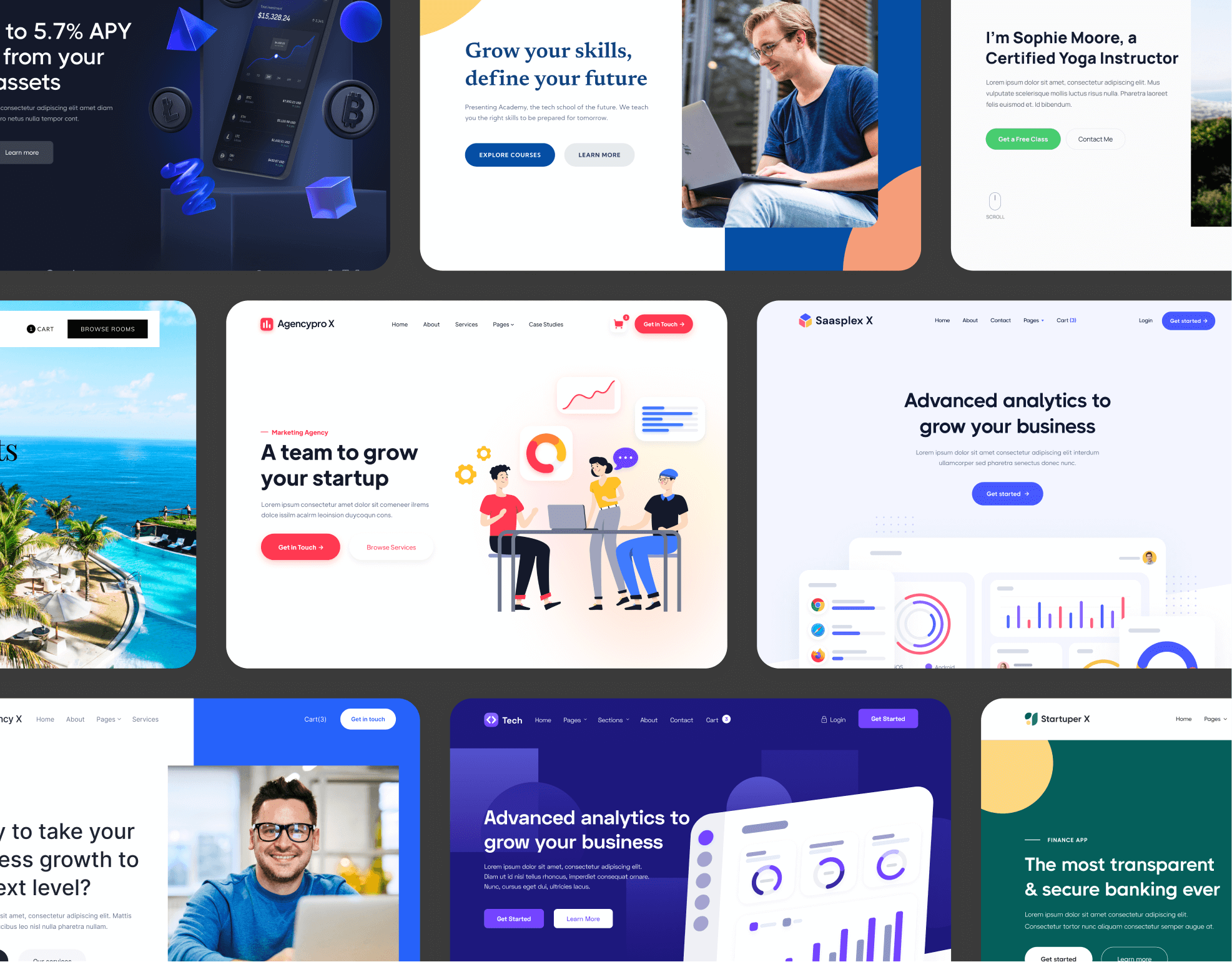 Studiofy X - Browse Templates - Design Studio Webflow Template