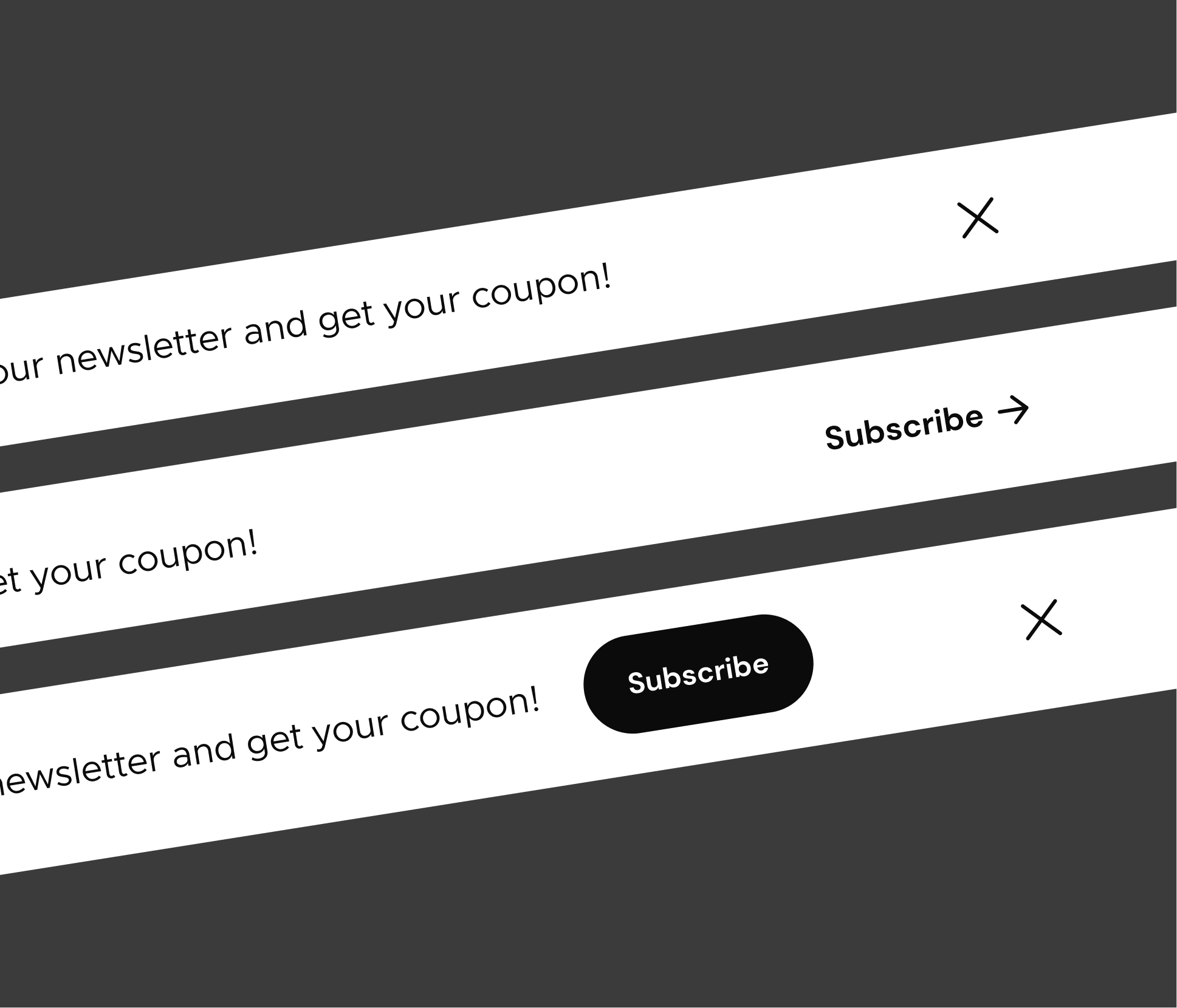 Studiofy X - 3 Notification Bars - Design Studio Webflow Template